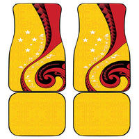 Papua New Guinea 50th Independence Anniversary Car Mats Special Style Yellow Version LT05 - Polynesian Pride