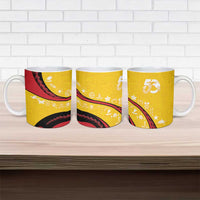 Papua New Guinea Independence Ceramic Mug Special Style Yellow Version LT05 - Polynesian Pride