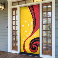 Papua New Guinea Independence Door Cover Special Style Yellow Version LT05 - Polynesian Pride