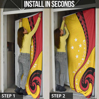 Papua New Guinea Independence Door Cover Special Style Yellow Version LT05 - Polynesian Pride