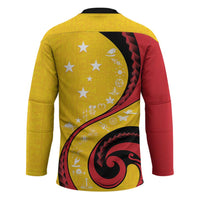 Papua New Guinea 50th Independence Anniversary Hockey Jersey Special Style Yellow Version LT05 - Polynesian Pride