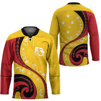 Papua New Guinea 50th Independence Anniversary Hockey Jersey Special Style Yellow Version LT05 - Polynesian Pride