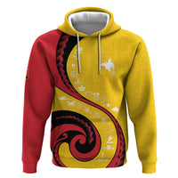 Papua New Guinea 50th Independence Anniversary Hoodie Special Style Yellow Version LT05 Pullover Hoodie Yellow - Polynesian Pride
