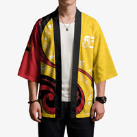 Papua New Guinea 50th Independence Anniversary Kimono Special Style Yellow Version - Polynesian Pride