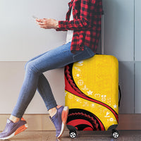 Papua New Guinea Independence Luggage Cover Special Style Yellow Version LT05 - Polynesian Pride