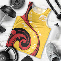 Papua New Guinea Independence Men Tank Top Special Style Yellow Version LT05 - Polynesian Pride