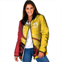 Papua New Guinea Independence Padded Jacket Special Style Yellow Version LT05 - Polynesian Pride