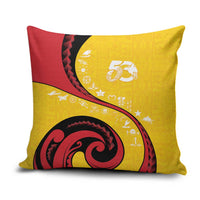 Papua New Guinea Independence Pillow Cover Special Style Yellow Version LT05 Yellow - Polynesian Pride