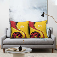 Papua New Guinea Independence Pillow Cover Special Style Yellow Version LT05 - Polynesian Pride