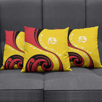 Papua New Guinea Independence Pillow Cover Special Style Yellow Version LT05 - Polynesian Pride