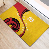 Papua New Guinea 50th Independence Anniversary Rubber Doormat Special Style Yellow Version LT05 - Polynesian Pride