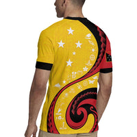 Papua New Guinea Independence Rugby Jersey Special Style Yellow Version LT05 - Polynesian Pride