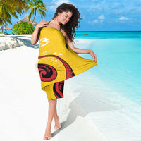 Papua New Guinea 50th Independence Anniversary Sarong Special Style Yellow Version LT05 - Polynesian Pride