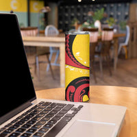 Papua New Guinea Independence Skinny Tumbler Special Style Yellow Version LT05 - Polynesian Pride