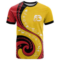 Papua New Guinea 50th Independence Anniversary T Shirt Special Style Yellow Version - Polynesian Pride
