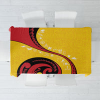 Papua New Guinea 50th Independence Anniversary Tablecloth Special Style Yellow Version LT05 Yellow - Polynesian Pride