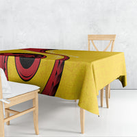 Papua New Guinea 50th Independence Anniversary Tablecloth Special Style Yellow Version LT05 - Polynesian Pride