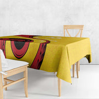 Papua New Guinea 50th Independence Anniversary Tablecloth Special Style Yellow Version LT05 - Polynesian Pride