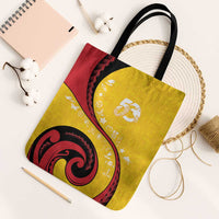 Papua New Guinea Independence Tote Bag Special Style Yellow Version LT05 Black Strap One Size Yellow - Polynesian Pride