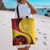 Papua New Guinea Independence Tote Bag Special Style Yellow Version LT05 - Polynesian Pride