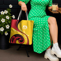 Papua New Guinea Independence Tote Bag Special Style Yellow Version LT05 - Polynesian Pride