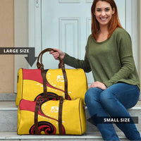 Papua New Guinea Independence Travel Bag Special Style Yellow Version LT05 - Polynesian Pride