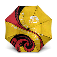Papua New Guinea Independence Umbrella Special Style Yellow Version LT05 One Size Folded 11.42 inch Opened Diameter 37.4 inch Yellow - Polynesian Pride
