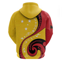 Papua New Guinea Independence Zip Hoodie Special Style Yellow Version LT05 - Polynesian Pride