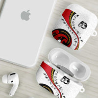 Papua New Guinea 50th Independence Anniversary AirPods Case Special Style White Version LT05 - Polynesian Pride
