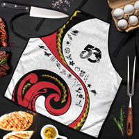 Papua New Guinea 50th Independence Anniversary Apron Special Style White Version - Polynesian Pride