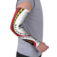 Papua New Guinea Independence Arm Sleeves Special Style White Version LT05 - Polynesian Pride