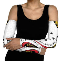 Papua New Guinea Independence Arm Sleeves Special Style White Version LT05 - Polynesian Pride