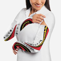 Papua New Guinea Independence Arm Sleeves Special Style White Version LT05 - Polynesian Pride