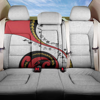 Papua New Guinea 50th Independence Anniversary Back Car Seat Cover Special Style White Version LT05 One Size White - Polynesian Pride