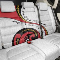Papua New Guinea 50th Independence Anniversary Back Car Seat Cover Special Style White Version LT05 - Polynesian Pride