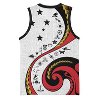 Papua New Guinea Independence Basketball Jersey Special Style White Version LT05 - Polynesian Pride