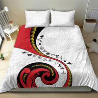 Papua New Guinea Independence Bedding Set Special Style White Version LT05 - Polynesian Pride