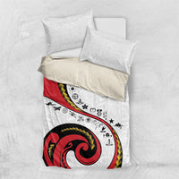 Papua New Guinea Independence Bedding Set Special Style White Version LT05 US Twin 172cm x 218cm White - Polynesian Pride