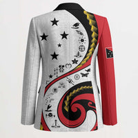 Papua New Guinea 50th Independence Anniversary Blazer Special Style White Version - Polynesian Pride