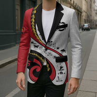 Papua New Guinea Independence Blazer Special Style White Version LT05 - Polynesian Pride
