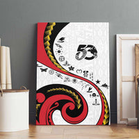 Papua New Guinea 50th Independence Anniversary Canvas Wall Art Special Style White Version LT05 - Polynesian Pride