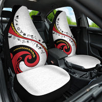 Papua New Guinea 50th Independence Anniversary Car Seat Cover Special Style White Version LT05 One Size White - Polynesian Pride