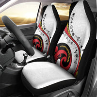 Papua New Guinea 50th Independence Anniversary Car Seat Cover Special Style White Version LT05 - Polynesian Pride