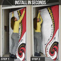 Papua New Guinea Independence Door Cover Special Style White Version LT05 - Polynesian Pride