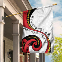 Papua New Guinea Independence Garden Flag Special Style White Version LT05 House Flag White - Polynesian Pride