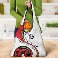 Papua New Guinea 50th Independence Anniversary Grocery Bag Special Style White Version LT05 - Polynesian Pride