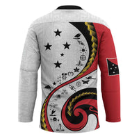 Papua New Guinea 50th Independence Anniversary Hockey Jersey Special Style White Version LT05 - Polynesian Pride