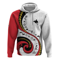 Papua New Guinea 50th Independence Anniversary Hoodie Special Style White Version LT05 Pullover Hoodie White - Polynesian Pride