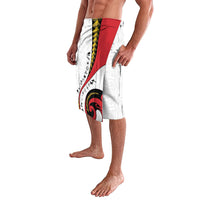 Papua New Guinea Independence Lavalava Special Style White Version LT05 - Polynesian Pride
