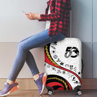 Papua New Guinea Independence Luggage Cover Special Style White Version LT05 - Polynesian Pride